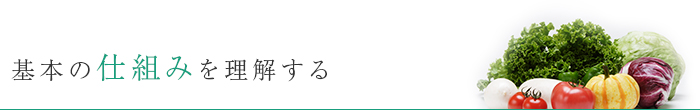 基本の仕組みを理解する